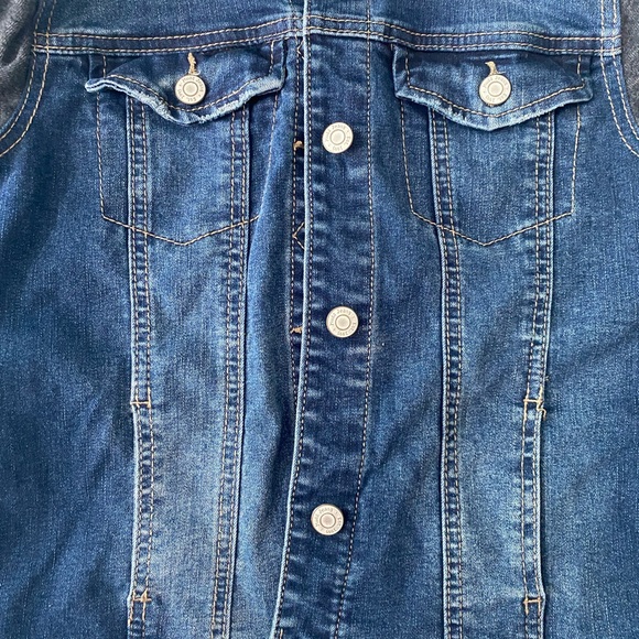 Girls Mudd Denim Jean Jacket Sz 16 - Picture 2 of 4